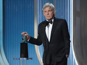 Supporting image for story: Harrison Ford jokes ‘this is very encouraging’ as he wins lifetime achievement