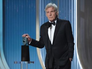 Supporting image for story: Harrison Ford jokes ‘this is very encouraging’ as he wins lifetime achievement