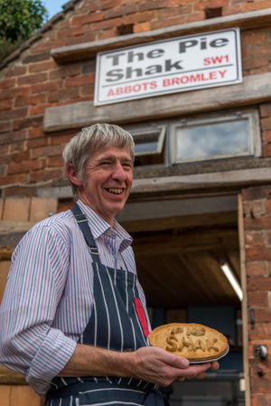 Simon Wilson of The Pie Shak in Abbots Bromley whose pork pies have been highly commended at the British Pie Awards.