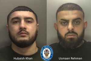 Hubaish Khan and Usmaan Rehman are among five men jailed for the brutal attack on two men. Photo: West Midlands Police