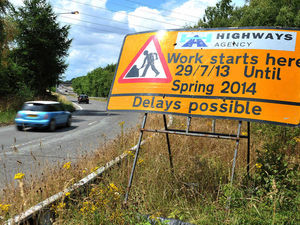 Supporting image for story: Delays warning on M54 bridge works
