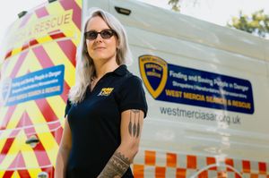 Kirsty Walsh, ambassador for Home & Dry, part of West Mercia Search and Rescue..