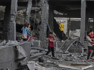 Supporting image for story: Israeli strike kills 14 Palestinians including women and children in Gaza camp