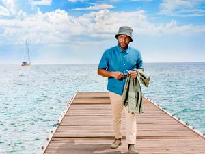 Supporting image for story: First look at Walsall-born actor Don Gilet as new lead detective on Death In Paradise