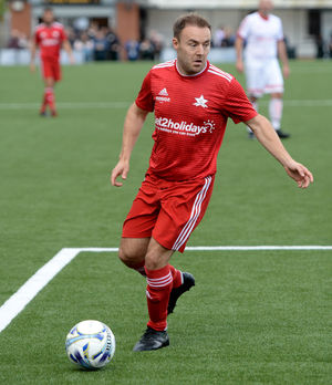 Alan Halsall in action