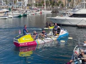 Supporting image for story: Wrekin Rowers begin daunting Atlantic challenge