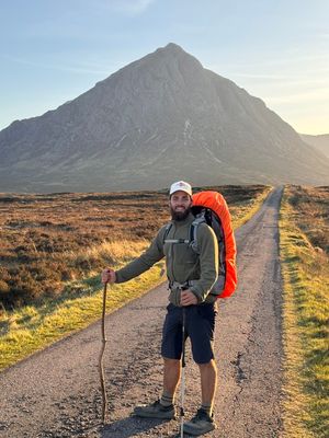 Alex said he has enjoyed some incredible views along the way. 