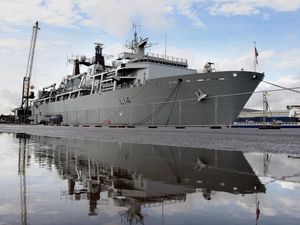 Supporting image for story: Royal Navy assault ships axed as Healey seeks defence savings