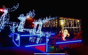 Supporting image for story: Santa and his sleigh are ready to go