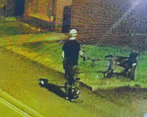 The man believed to be the culprit caught on CCTV