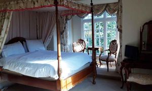 A hotel room in the former Dunsley Hall