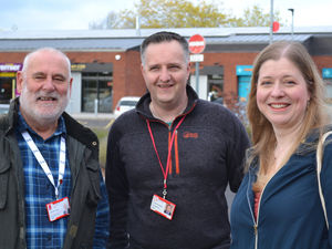 Chris Turley, Nathan England and Vanessa Holt 