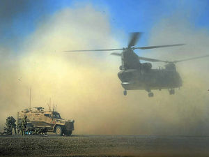Supporting image for story: Our man in Afghanistan: John Scott's first-hand account of a roadside bomb blast