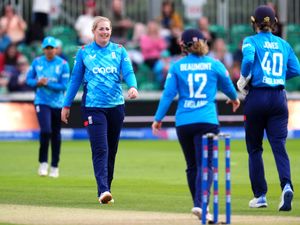 Supporting image for story: Sophie Ecclestone wants World Cup or Ashes win after another personal milestone