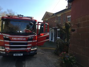 Supporting image for story: Firefighters tackle house fire near Shrewsbury