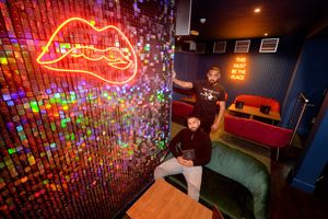 Aquib Janjua and Hazim Owens in the Cocktail Bar