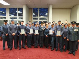 Supporting image for story: Air Cadets enjoy success at national marching band competition
