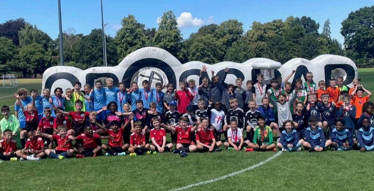 Young footballers enjoy Shropshires Crossbar Cup