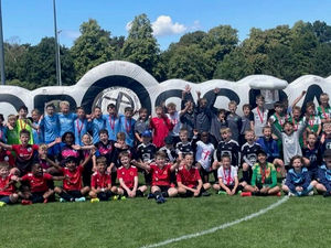 Supporting image for story: Young footballers enjoy Shropshire's Crossbar Cup
