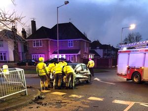 Supporting image for story: Two-car crash blocks Castlecroft Road in Wolverhampton