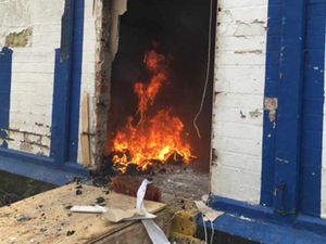 Supporting image for story: PICTURED: Former Walsall football ground targeted in suspected arson attack
