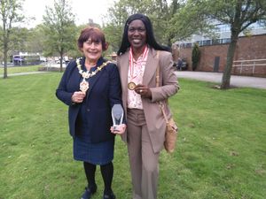 Supporting image for story: Dudley-based Olympian visits mayor to celebrate honour