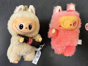 Supporting image for story: Fake Labubu dolls seized from shops and markets stalls across Mid Wales