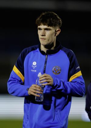 First-year scholar Oliver Hall featured in a Shrewsbury Town matchday squad for the first time