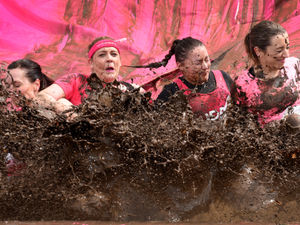 Supporting image for story: Women get 'Pretty Muddy' at Weston Park charity event - with video and pictures