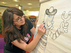 Supporting image for story: Beano artist brings comic capers to life at Black Country workshops