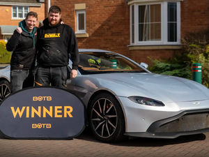 Supporting image for story: 'This couldn't have come at a better time' - Staffordshire construction worker wins £72k Aston Martin with 21p ticket after accident kept him off work for months