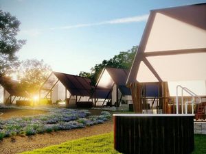 Supporting image for story: Shrewsbury glamping getaway sets luxury standard
