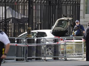 Supporting image for story: Man arrested after car crashes into gates of Downing Street