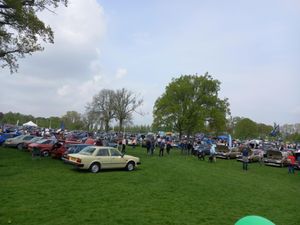 There was a wide array of vehicles on display in Cofton Park in the shadow of the former Longbridge Rover plant