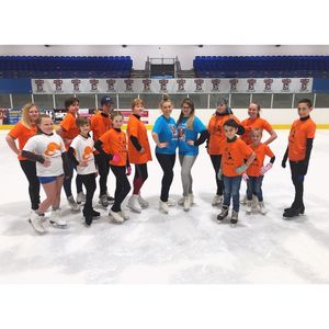 Some of the skaters taking part in the show