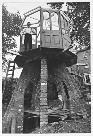 Wolverhampton Council objected to John Crosby's summer house. The photographer is J. S.