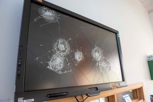 ICT equipment, including interactive whiteboards were also damaged