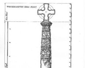 Supporting image for story: Sculptor planted a mystery in city's Saxon cross