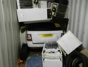 The cars ranged in value from a £3,000 Ford Focus to a £72,000 Range Rover