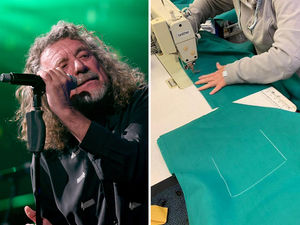 Supporting image for story: Robert Plant donates to Kidderminster company making scrubs for NHS
