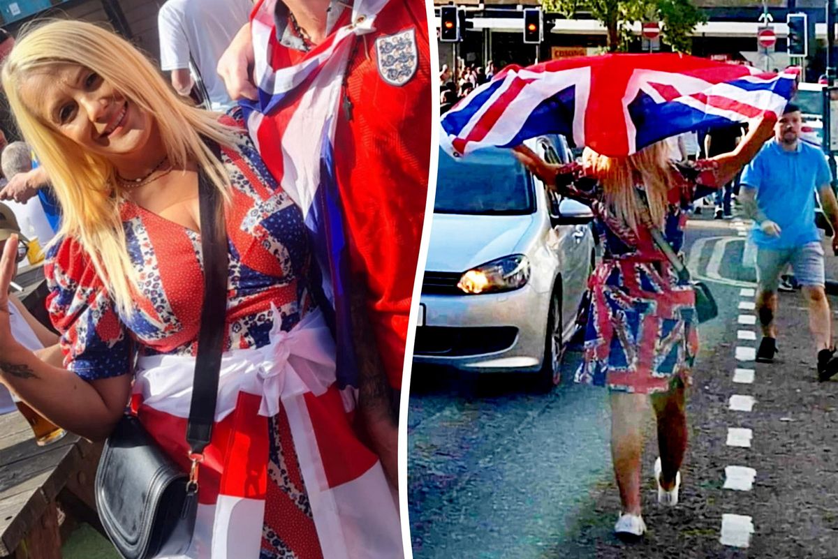 Woman refused entry to Wetherspoons for wearing Union Jack dress after peaceful anti-illegal immigration protest