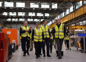 Minister for Defence Procurement and Industry Maria Eagle visits RBSL Telford on Thursday, January 9, 2025