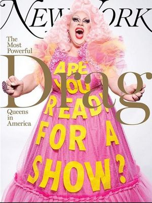 Nina West on the cover of New York Magazine. Picture from: @ninawest/Instagram
