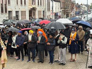 More than 500 people attended the demonstration