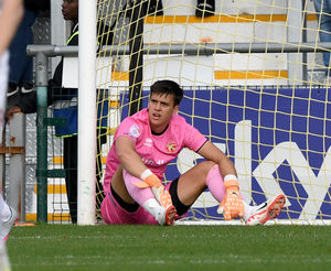 Owen Evans after the fourth goal from Sutton