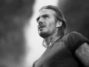 David Beckham in the advert