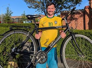 Rowan Ingram cycled over 1000 miles from Lund, Sweden to Ludlow