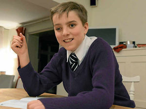 Supporting image for story: Shropshire boy, 10, aims to inspire race ace Michael Schumacher to recovery