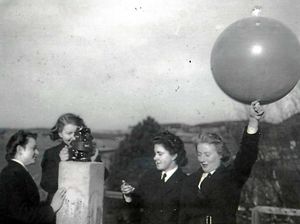 Ruth McFarlane, second right, and her colleagues