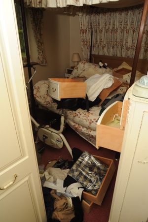 Wilsher's DNA was found on one of the drawers